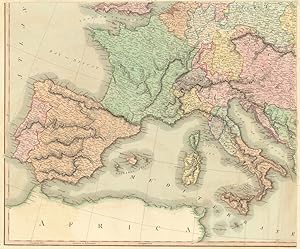 [Europe after the Congress of Vienna - South-west sheet]
