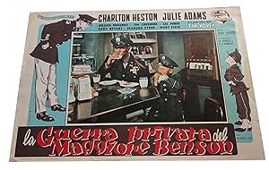La guerra privata del Maggiore Benson Fotobusta Lobby card originale Heston