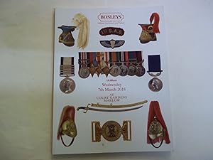 Bosleys Military Auctioneers sale Wwednesday 7th March 2018.
