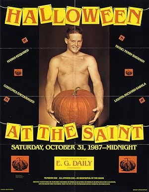 HALLOWEEN AT THE SAINT (Oct 31, 1987) Event poster