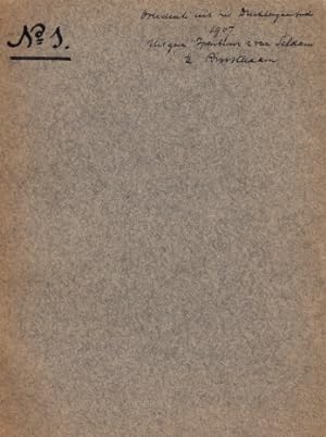 'Amerikaansch zetwerk'. Overdruk uit: Het Drukkersjaarboek voor 1907. 2e jaargang. (Uit de biblio...