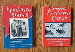 Two book listing - Fractured French and Compound Fractured French - both Frist Editions