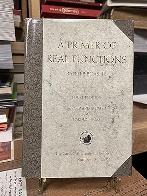 The Carus Mathematical Monographs, Number 13: A Primer of Real Functions