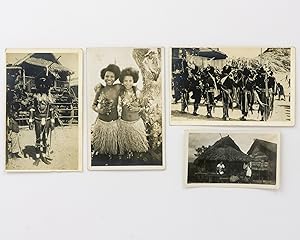 Three photographs of indigenous inhabitants of New Guinea