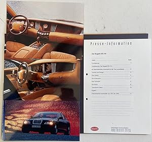 Press Kit for 1999 Bugatti EB 218 Concept Car