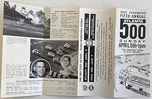 Two flyers from 1964 Atlanta 500, Fifth Annual and Fastest Race Yet