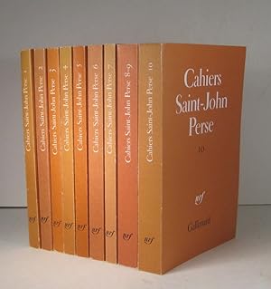 Cahiers Saint-John Perse. No. 1 (1978) - No. 10 (1991). 10 Volumes