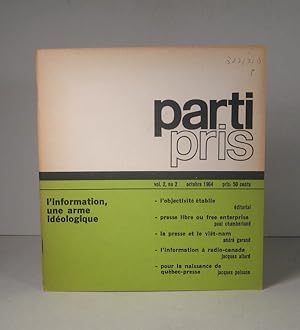 Parti Pris.Vol. 2, no 2