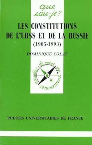 Les constitutions de l'URSS et de la Russie, 1905-1993