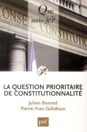 la question prioritaire de constitutionnalité
