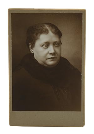 Cabinet Card Photograph of Madame Helena Petrovna Blavatsky