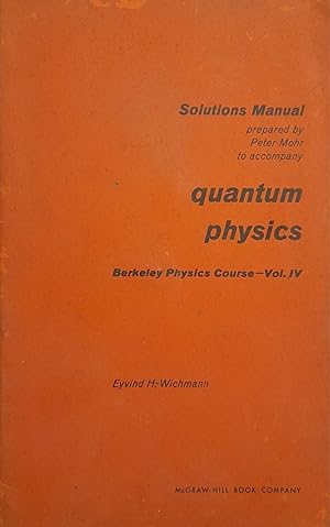 Quantum physics. Berkeley Physics Course - Vol. IV
