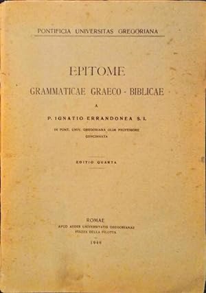 EPITOME GRAMMATICAE GRAECO-BIBLICAE.