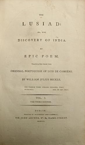 THE LUSIAD OR, THE DISCOVERY OF INDIA.