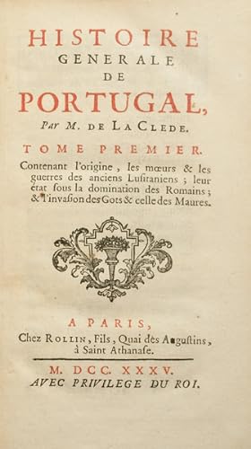 HISTOIRE GENERALE DE PORTUGAL,