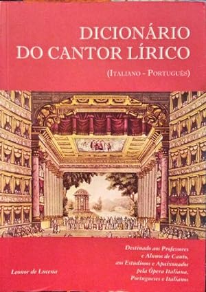 DICIONÁRIO DO CANTOR LÍRICO (ITALIANO-PORTUGUÊS).