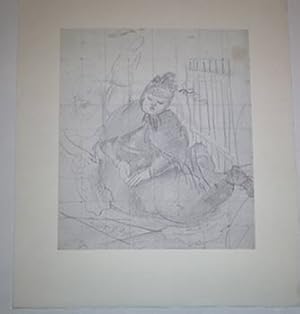 Study for "Sarah Tubb and the 'Heavenly Visitors'''. Limited edition print.
