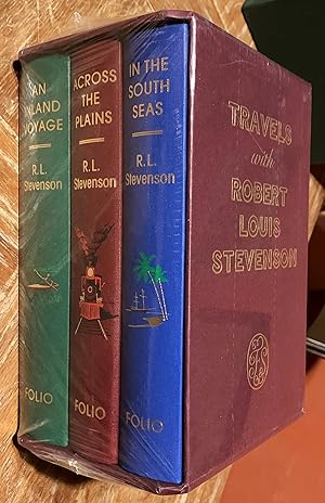 Travels with Robert Louis Stevenson, 3 Volumes: An Inland Voyage; in the South Seas; Across the P...