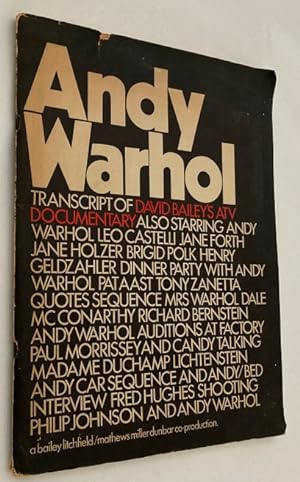 Andy Warhol. Transcript of David Bailey's ATV Documentary