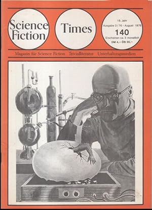 Science Fiction Times 140, August 1976. - 18. Jahr, Ausgabe 3. - Magazin für Science fiction, Tri...