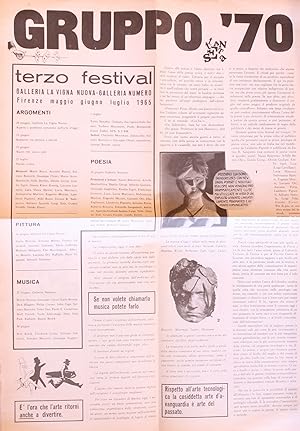 Gruppo '70. Terzo Festival. Galleria La Vigna Nuova - Galleria Numero