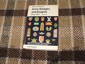 Army Badges And Insignia Since 1945: Book One