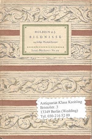 Bildnisse. 24 farbige Handzeichnungen. Mit einem Geleitwort von Wilhelm Waetzoldt