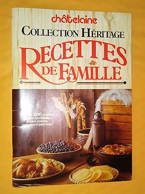 Recettes de famille : Collection Héritage