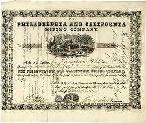 [STOCK CERTIFICATE No. 1767 FOR FIFTY SHARES IN THE PHILADELPHIA AND CALIFORNIA MINING COMPANY]