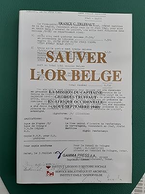 Sauver l'or Belge