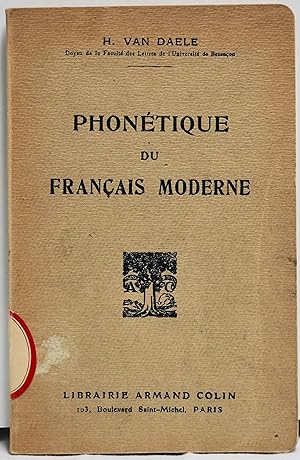 Phonétique du Français moderne