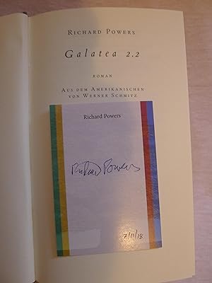 Galatea 2.2, Roman, Aus dem Amerikanischen von Werner Schmitz,