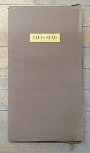 Twelve psalms printed in memory of Peter E. Sheehan
