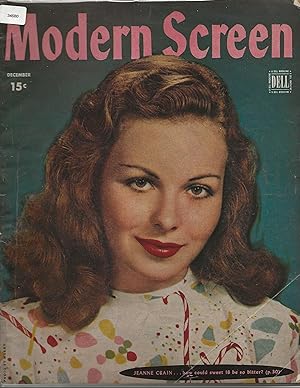 Modern Screen Magazine December 1946 Jeanne Craim, Ronald Reagan