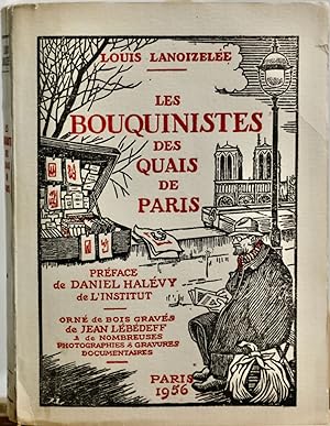Les bouquinistes des quais de Paris, bois gravés de Jean Lébédeff