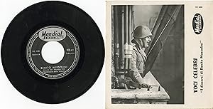 "Benito MUSSOLINI" Ventennale della Vittoria : 4/11/1938 / EP 33 tours 17cm original italien / VO...