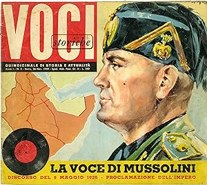 "Benito MUSSOLINI" Proclamazione dell'Impero 9/5 /1936 / Magazine VOCI storiche N° 3 + SP 33 tour...