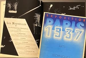 Exposition Paris 1937. Arts et techniques dans la vie moderne. Revue mensuelle Nr. 4 & 5, Aout & ...