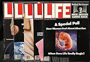 Five rare issues of Life Magazine 1970s-1980s