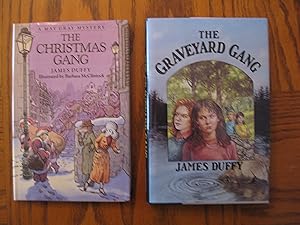James Duffy Two (2) YA Hardcover Book grouping, including: The Christmas Gang (May Gray Mystery),...