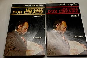 Lettres d'un libraire 2 volumes
