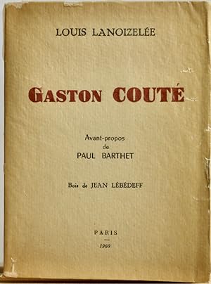 Gaston Couté, bois gravés de Jean Lébédeff