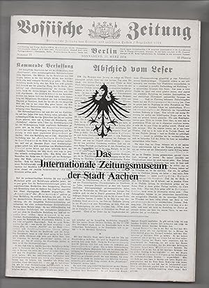 Das Internationale Zeitungsmuseum der Stadt Aachen. Geschichte - Sammlungen.