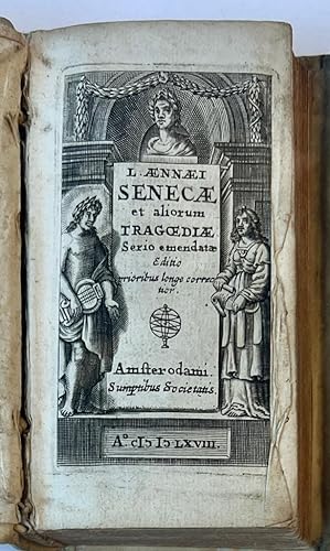 [Rare book in Latin, 1618] L. Annaei Senecae et aliorum, Tragoediae Serio emendatae. Amsterdam, W...