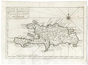 Antique Print-DOMINICAN REPUBLIC-SAINT DOMINGUE-Prevost-Bellin-1777
