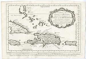Antique Print-HAITI-HAYTI-CARIBBEAN-Prevost-Bellin-1777
