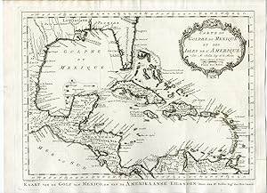 Antique Print-WEST INDIES-GULF OF MEXICO-CARIBBEAN-Prevost-Bellin-1777