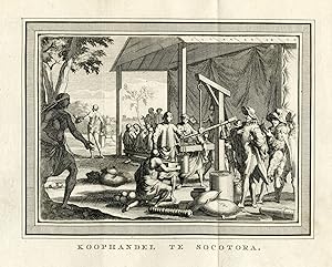 Antique Print-SOCOTRA-SOQOTRA-MERCHANTS-YEMEN-VOC-Prevost-1777