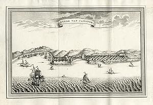 Antique Print-KANNUR-CANNANORE-ROADSTEAD-VOC SHIP-INDIA-Prevost-1777