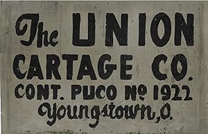 The Union Cartage Company / Steel City Trucking (Original hand painted semi-truck sign)